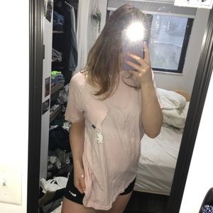 Ripndip tilted pocket pink cat graphic tee 🦋